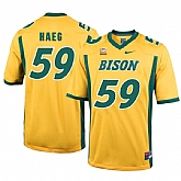 North Dakota State Bison 59 Joel Haeg Gold College Football Jersey Dzhi,baseball caps,new era cap wholesale,wholesale hats